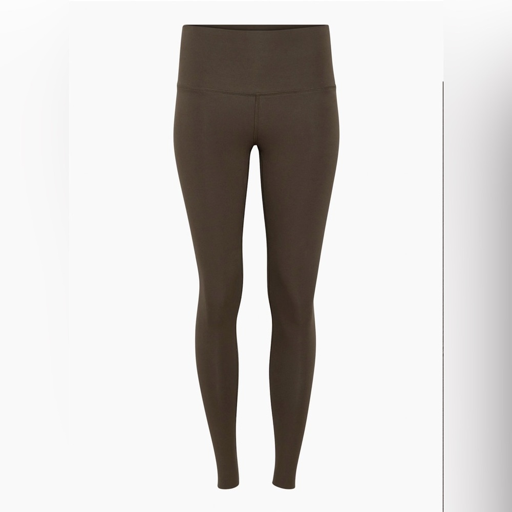 Aritzia TNA Hold-It Atmosphere Hi Rise Leggings in Rich Mocha Brown